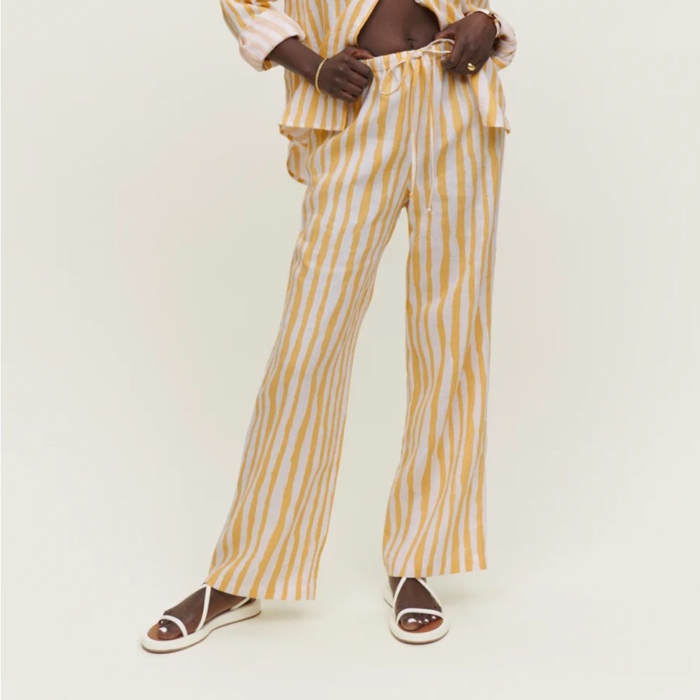 Olina linen pants from reformation. NWT!